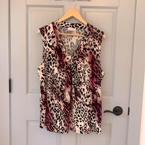 Calvin Klein sleeveless blouse